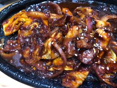 五花肉炒鱿鱼-文成焕·家族韩式餐厅
