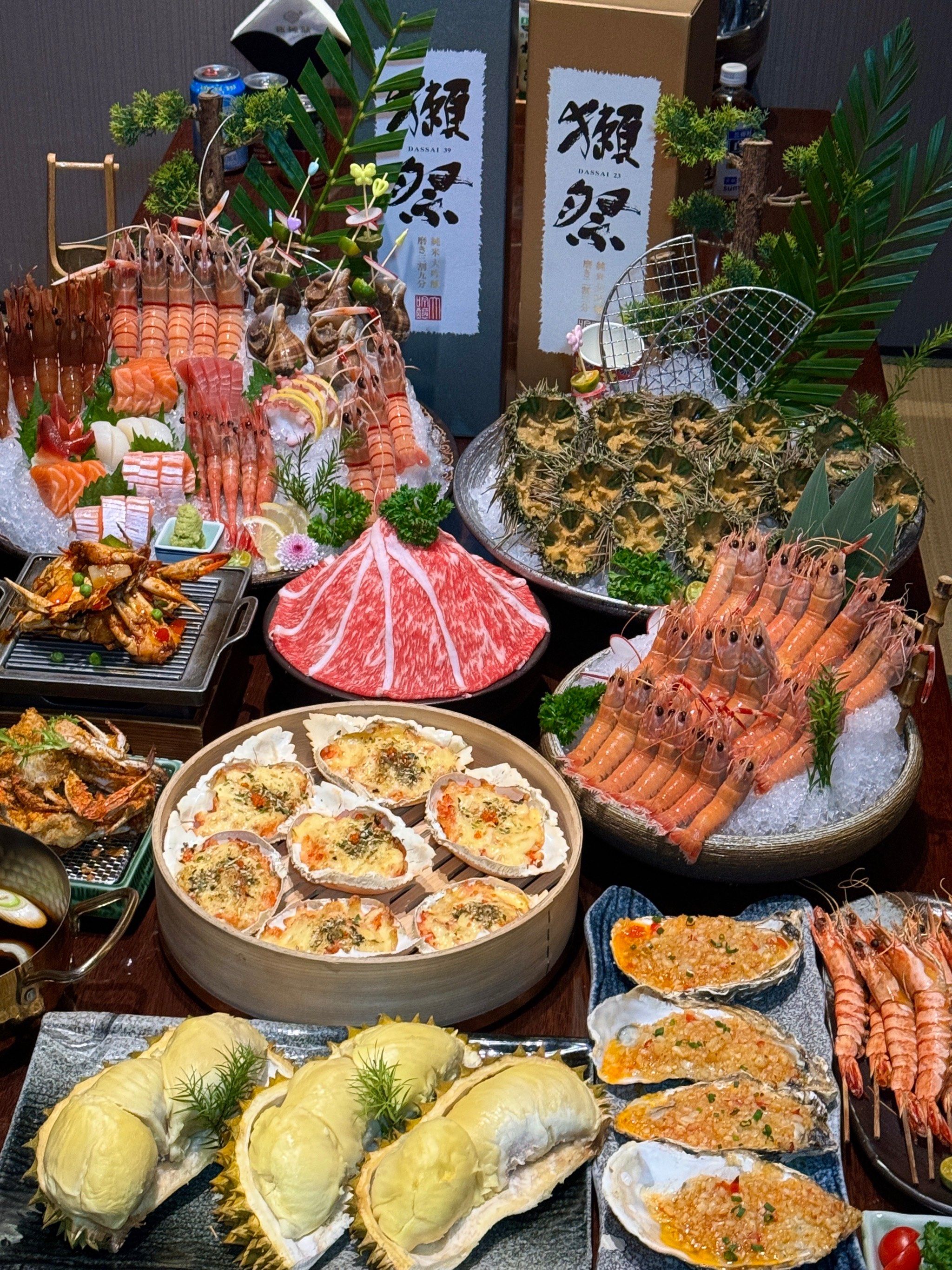 生在武汉能吃到这样海鲜自助我感觉很满足