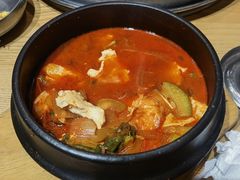海鲜嫩豆腐汤-姜虎东白丁烤肉(苏州中心店)