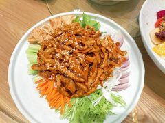 京酱鸡丝-满盛家宴·烤鸭·海鲜天津菜(河北路总店)