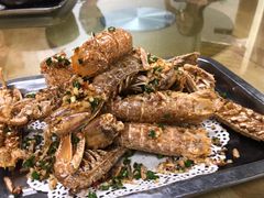 椒盐游水濑尿虾-蚝得喜海鲜(东城店)