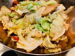 干锅包心菜-绿茶餐厅(成都大悦城店)