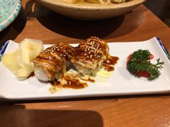 火炙三文鱼寿司-鸟鸣门屋台料理(金帝银泰店)