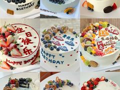 -咖咖熊蛋糕定制·英国蓝风车动物性淡奶油