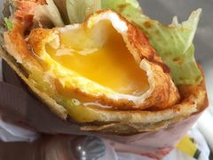 -小红车炸蛋葱油饼