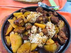 铁板大盘鸡饭-北京大学-燕南食堂