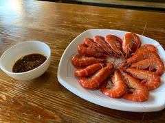 白灼野生草虾-南海渔家•海鲜•正宗海南菜(海棠湾店)
