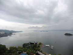 阳台拍摄的窗外-绿城千岛湖喜来登度假酒店
