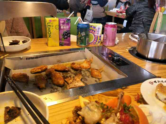 古新烤肉-"味道棒棒的,就是烤肉稍微有点咸,小火锅也.