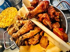 炸鸡翅一半一半-富乐满韩国正宗炸鸡韩国料理(虹泉路店)