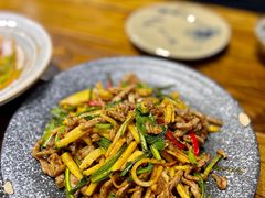 特色酸竹笋炒牛肉-云上千禾(水上店)