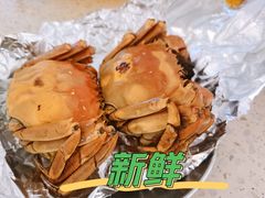 盐焗大闸蟹-白仁仔· 活烤海鲜 宵夜(豫园店)