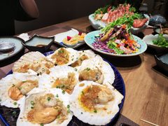 铁板扇贝-福樱兰海鲜放题铁板烧(加州店)