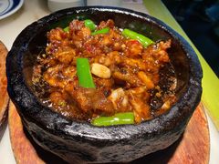 石锅杭椒牛蛙-桂满陇天书(南京德基旗舰店)