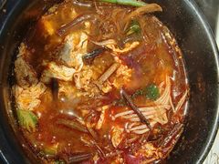 辣牛肉汤-青松馆韩国料理(香港中路佳世客店)