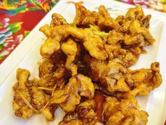 特色锅包肉-闯关东东北农家菜(崂山石老人店)