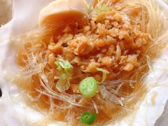 蒜蓉粉丝蒸扇贝-喜记避风塘炒辣蟹(旗舰店)