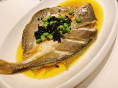 干菜毛豆蒸黄鱼-丽晶美庐·玉兰餐厅