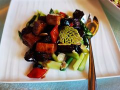 黑金雪花牛肉粒-上海和平饭店龙凤厅 Dragon Phoenix