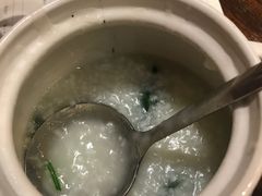 青菜瘦肉粥-梁记粥铺(开元地中海店)