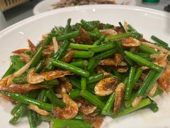 韭菜花炒虾干-小厨师·二十年沈家门小海鲜(百井坊巷店)