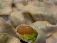 角瓜鸡蛋虾仁水饺-黄家饺子东北特色菜馆(湖滨商业街店)