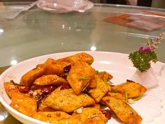 网红脆皮茄子-刘胖子家常菜·蹄花焖藕(江汉路总店)