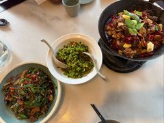 豆豉辣椒炒空心菜梗-嘉丰湘菜馆(芳群园店)