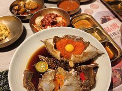 -草家酱蟹炭火烤肉店(珲春南路一店)