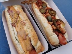 惹味烟熏鸡肉热狗-纽约薯条(世豪广场店)