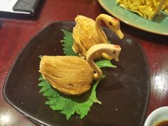 鲍鱼天鹅酥-白天鹅宾馆-玉堂春暖餐厅