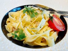 蘑菇蒜香柠檬奶油意大利面-燃扒房Steakhouse(皇庭店)
