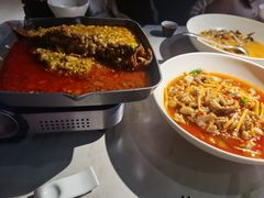蒜香烤鲈鱼-柴门头啖汤·经典川菜·慢火汤品(锦城万达店)