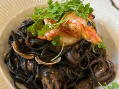 墨鱼汁海鲜意面-UPPER KITCHEN(延安路店)