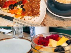 鸡蛋蘑菇熏肉荞麦可丽饼-RAC BAR(安福路店)