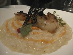 北海道带子青柠烩饭配鲜虾酱-C&R西班牙餐厅