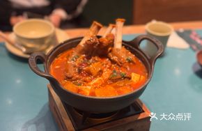 Korean Kimchi Pork Ribs Pot