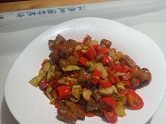 酸黄瓜炒肥肠-味福记·江西小炒·南昌小吃(青山湖万达店)