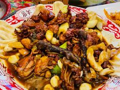铁锅炖大鹅-闯关东东北农家菜(崂山石老人店)