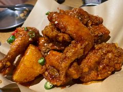 甜辣味鸡翅-富乐满韩国正宗炸鸡韩国料理(虹泉路店)