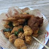 小吃大满足炸鸡块刚才的