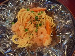 南瓜虾仁椰汁意面-斯比特花园西餐厅(东方商厦店)