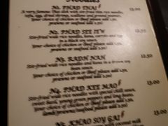 菜单-Sala Thai Restaurant
