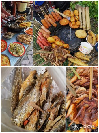 景区内的路边美食也有惊喜