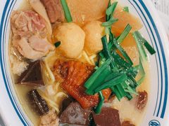 一碗全拼车仔面-敏华冰厅(平安金融中心店)