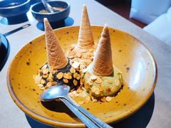 三色罗勒冰淇淋-罗勒家·养生火锅· Bistro(大望路店)