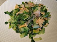 崂山小白菜炒扇贝柱-单家老院·院子里的青岛菜(沙子口店)