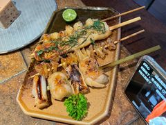 烧鸟拼盘-山杏yama-katsu·吉列炸物