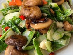 杭白菜烧口蘑-老虎滩船说·大连海鲜(老虎滩店)