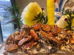 面包蟹-鸿腾国际大酒店-海鲜姿造海鲜烤肉自助餐